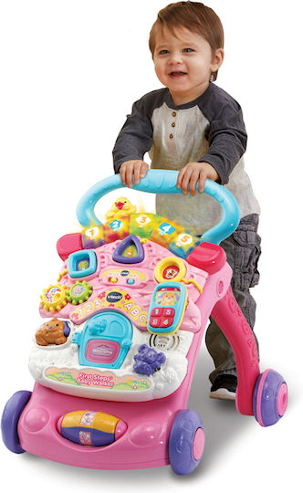 Vtech Αυτοκινητάκι για 9+ μηνών με Ήχους Ροζ