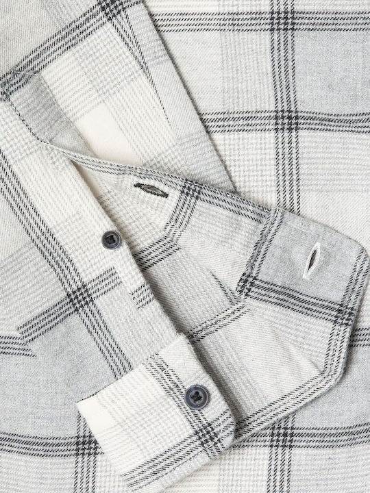 Μακρυμάνικo Overshirt Grey Marl