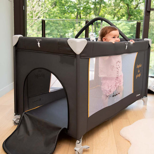 Renolux Sophie la Giraffe Opt Playpen 2 Levels with Changing Table & Mattress Brown 127x69cm