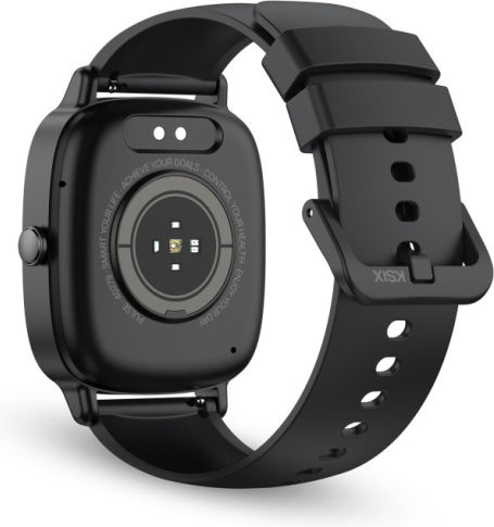 Ksix Pulse Smartwatch with Heart Rate Monitor (Black)