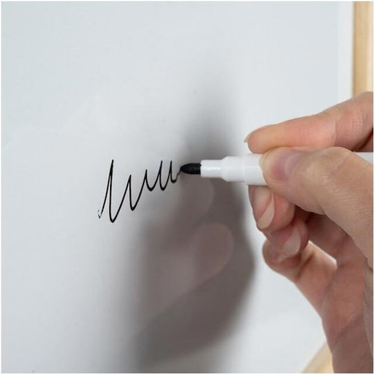 Educational Wooden Blackboard Magnetic Drawing Board 2 in 1 Double-Sided Aria Trade