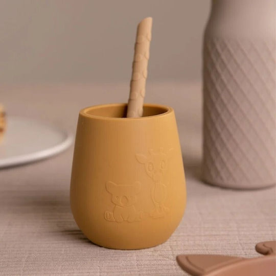 Nuuroo Toddler Cup Kai Made of Yellow Silicone 230ml