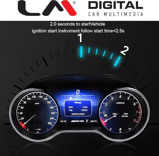 LM Digital Car Dashboard Digital Speedometer