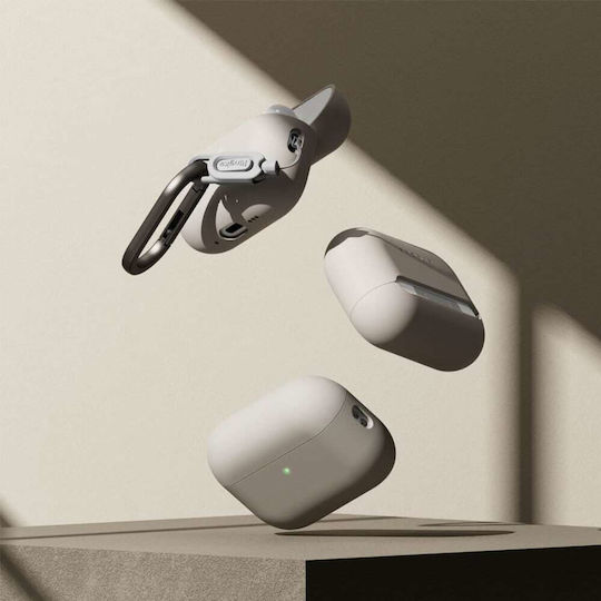 Ringke Silicone Husă cu cârlig Stone pentru Apple AirPods Pro 3