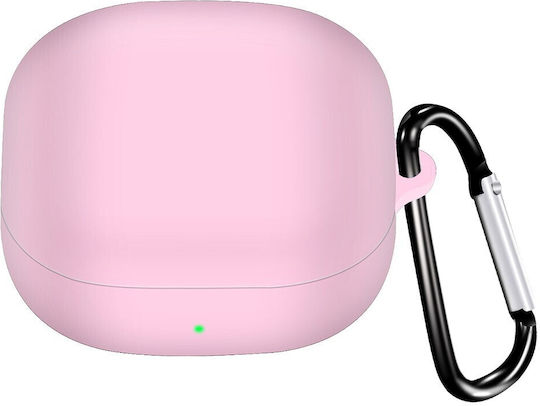 Pentru Samsung Galaxy Buds Live / Buds2 Pro Pc Lining Silicone Bluetooth Earphone Protective Case (roz)