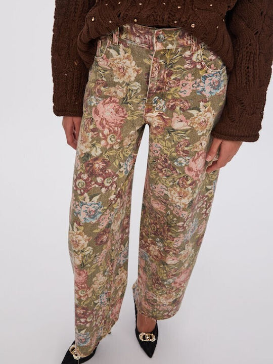 Damen Stoff Hose White