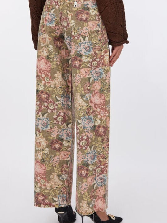 Damen Stoff Hose White