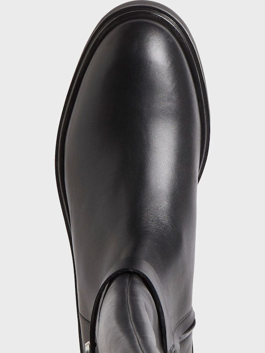 Leather Women's Boots Black