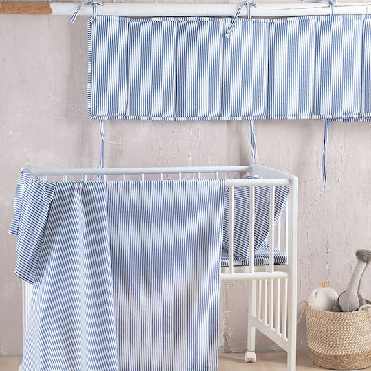 Rythmos Duvet Crib Cotton Motiv Blue 110x150cm