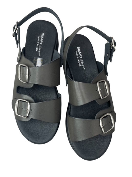 Γυναικεία Σανδάλια Flatforms Μαύρα