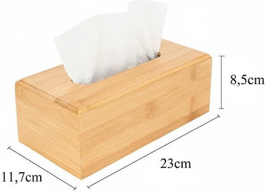 Cheffinger Θήκη για Χαρτομάντηλα Ξύλινη 23x11.7x8.5cm ΑΤ5021