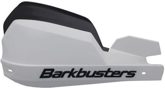 Barkbusters Motorcycle Protective Hand Guards in White Colour