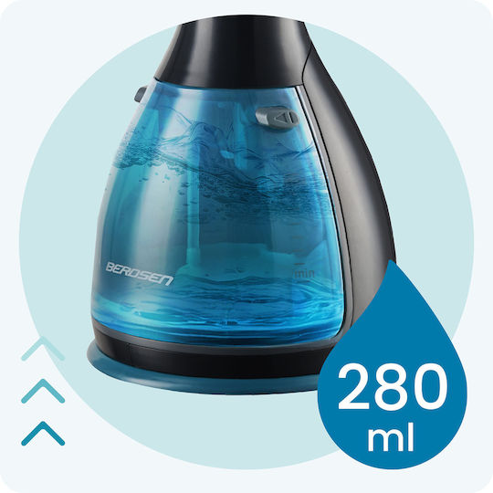Berdsen Ατμοκαθαριστής Ρούχων Χειρός 1500W Μαύρος