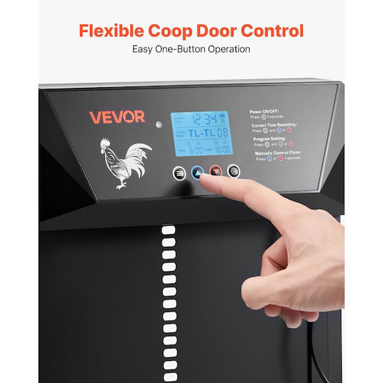 Vevor Automatic Chicken Coop Door 33x40.5cm