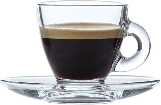 Max Home Чаша Cappuccino Стъкло Прозрачен 225мл