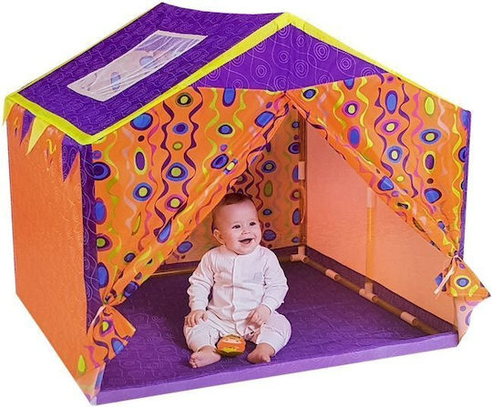 Lean Toys Детски шатър Малка къща Оранжев за 3 18 години и нагоре