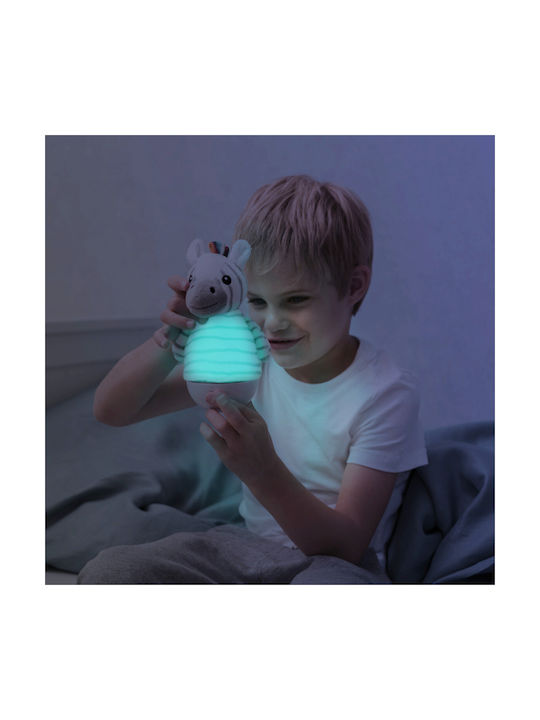 Zazu Zack the Zebra USB Nursery Night Light White with Sensor