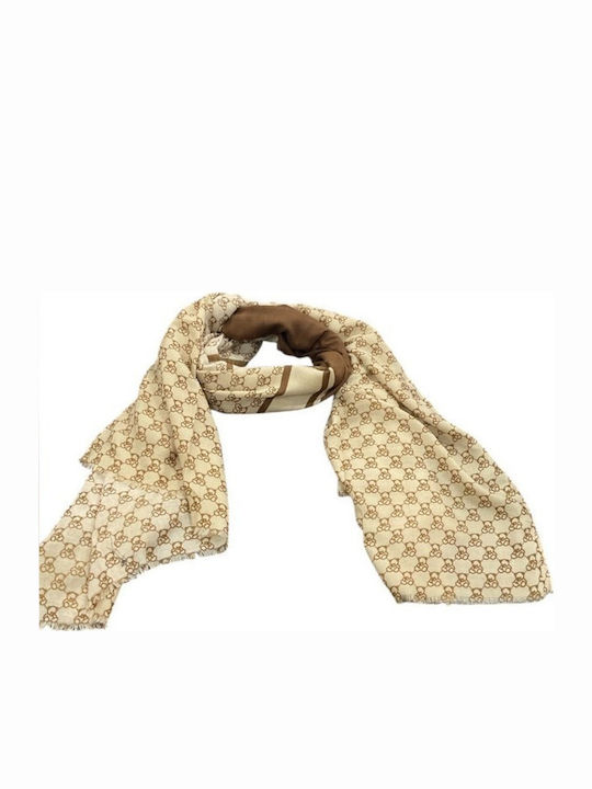 Women's Wool Scarf Brown