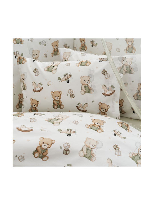 Vesta Home Baby Duvet Cover Set With Pillowcase Anew 120x160cm
