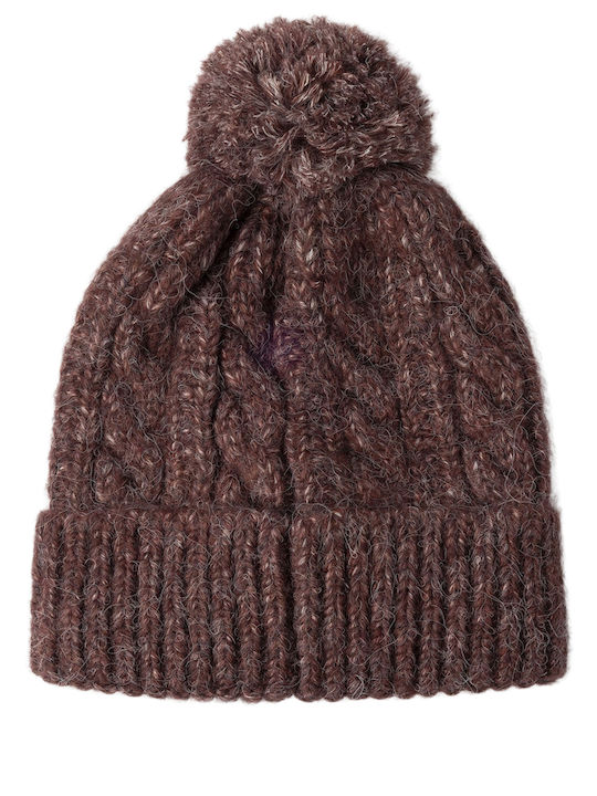 Beanie Frauen Beanie Gestrickt in Rot Farbe