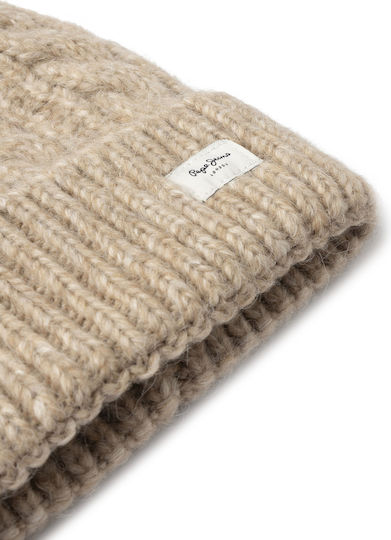 Beanie Beanie Knitted in White color
