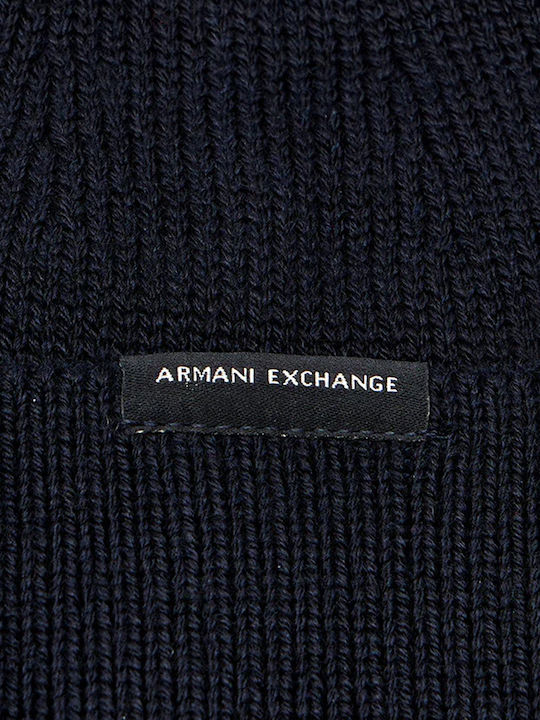 Beanie Männer Beanie mit Rippstrick in Blau Farbe