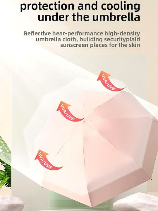 Windproof Umbrella Compact Red