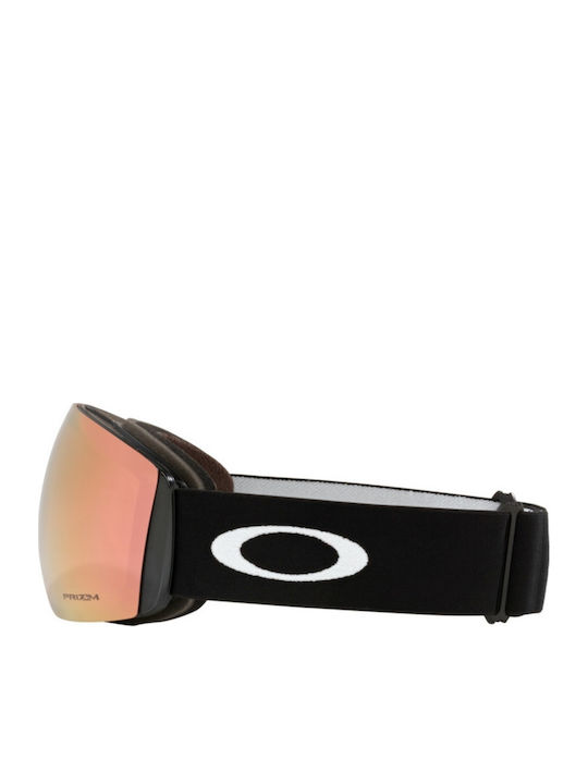 Oakley Snow Mască de Schi & Snowboard pentru Adulți Neagră cu Lentilă Fumurie Neagră