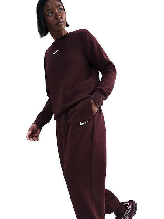 Sportswear Phoenix Παντελόνι Φόρμας Fleece Burgundy