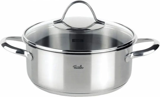 Fissler Paris Line Комплект Саксии от Неръждаема Стомана Сребристи 5 Съда