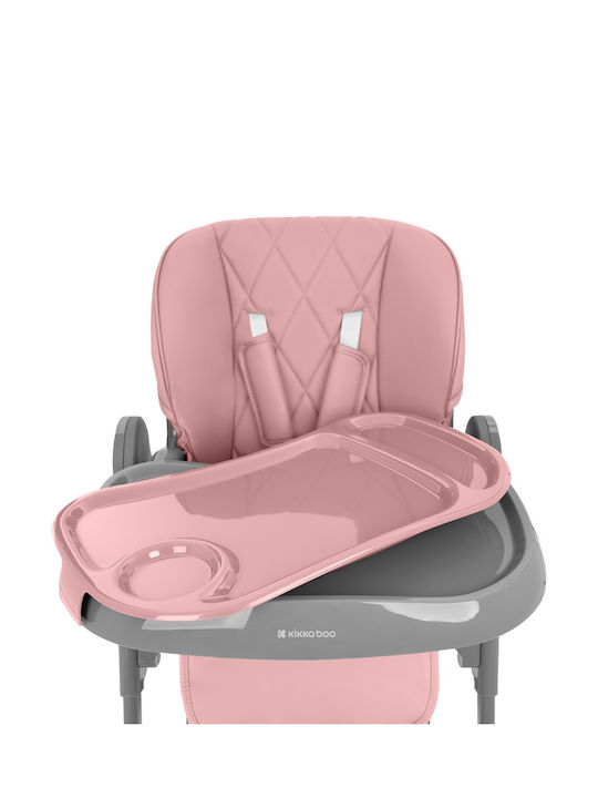 Kikka Boo Comfy Αναδιπλούμενο Καρεκλάκι Φαγητού με Ρυθμιζόμενο Ύψος Ροζ