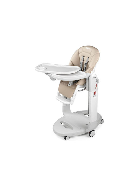 Peg Perego Tatamia Follow Me Сгъваемо Бебешко Столче за Хранене 3 в 1 с Пластмасова Рамка Astral