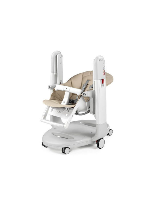 Peg Perego Tatamia Follow Me Сгъваемо Бебешко Столче за Хранене 3 в 1 с Пластмасова Рамка Astral