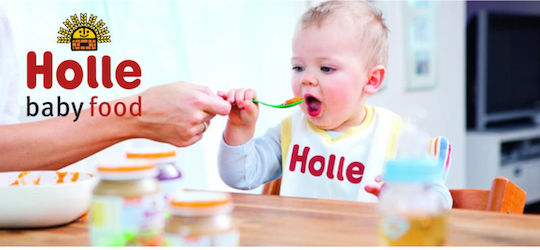 Holle Fruit-Vegetable Puree Fruit cream with Flavor Apple, Banana & Pear No Added Sugar 100gr for 6+ Months