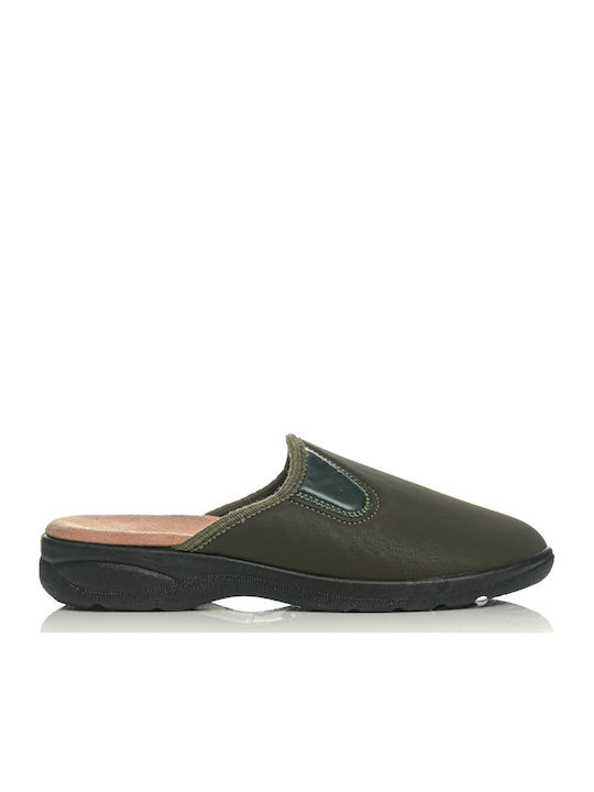 Herren Hausschuhe Khaki Anatomisch