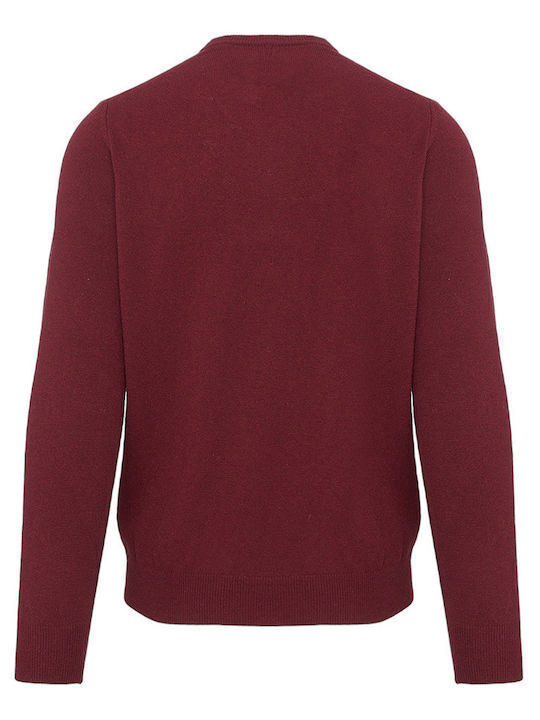 Langarm Burgundischer Pullover