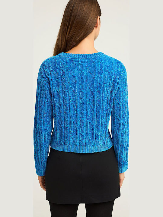 Women's Knitted Cardigan Blue