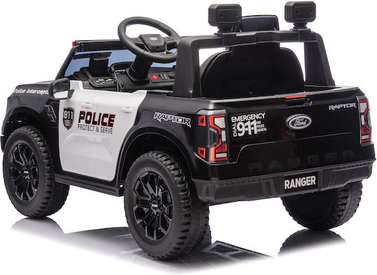 Ford Police Car Μονοθέσιο με Τηλεκοντρόλ Τύπου 12 Volt Μαύρο για 3+ Ετών