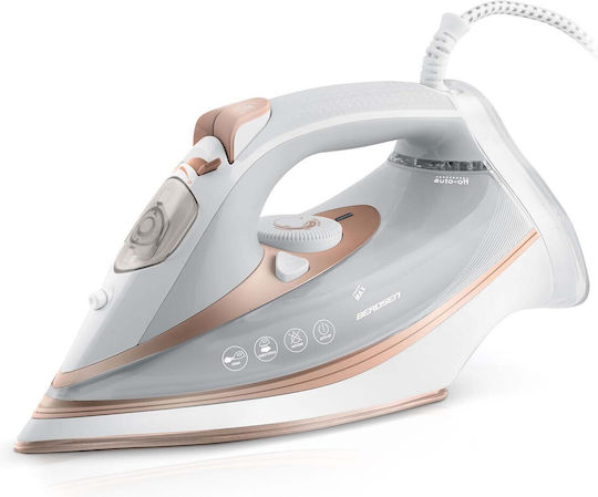 Berdsen Σίδερο Ατμού 3000W με Κεραμική Πλάκα White