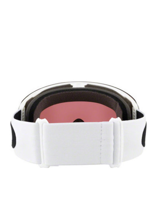 Oakley Snow Mască Pentru Adulți Albă cu Lentilă Roșie Oakley Snow Mască Pentru Adulți Albă cu Lentilă Roșie