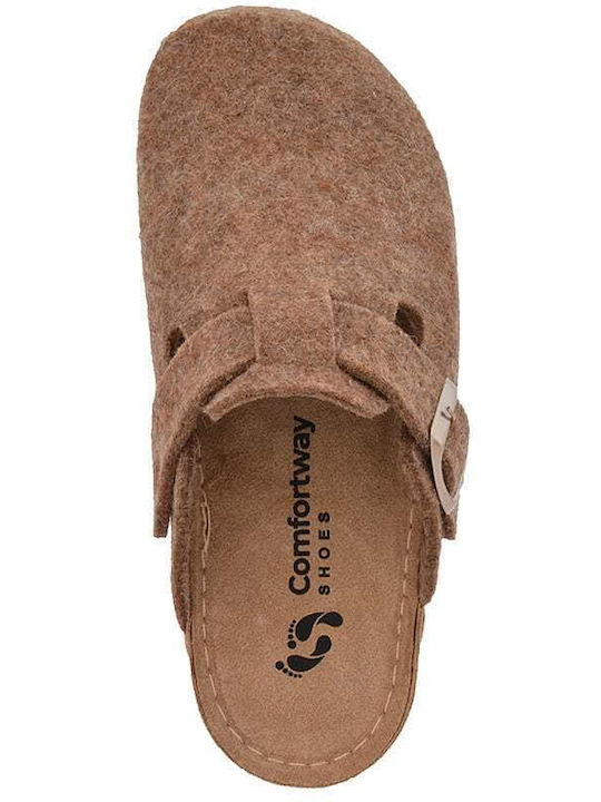 Vesna Damen Anatomisch Clogs Braun