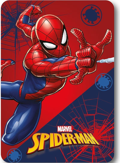 Dimcol Fleece Blanket Spider-man Red 100x140cm