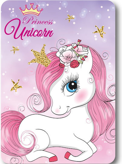 Dimcol Fleece Pink Kids Blanket 100x140cm