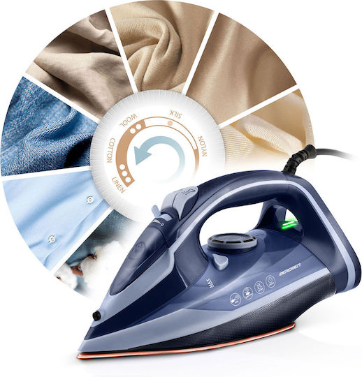 Berdsen Steam Iron 3000W with Ceramic Plate