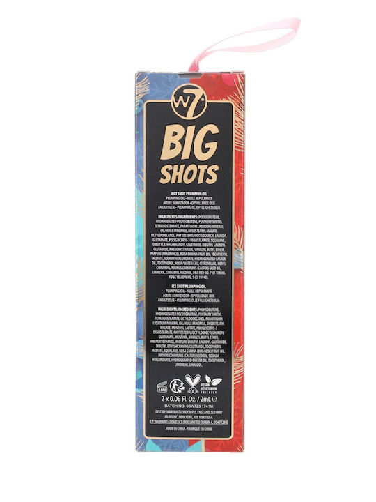 W7 Cosmetics Big Shots Сет за грим за лицето Устни 2бр