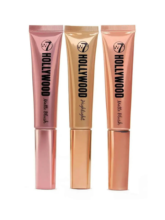 W7 Cosmetics Hollywood Blush and Glow Make-up-Set Blush And Glow 3Stück