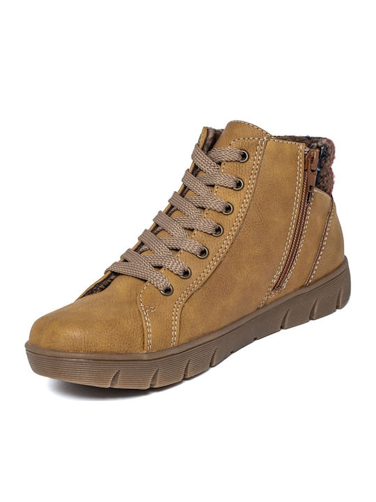 Stiefeletten Damen Gelb