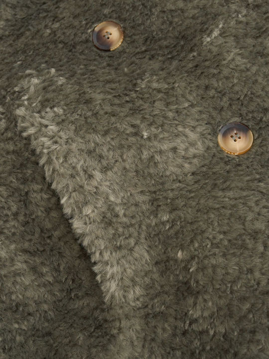 Women's Short Fur Green
