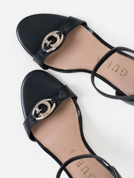 Leather Sandals Black