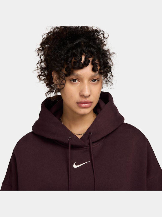 Phoenix Phoenix Women's Sweatshirt Hooded Burgundy